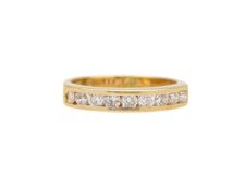 A diamond set eternity band