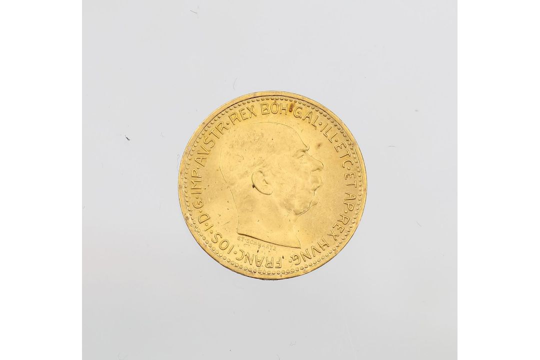 A Franz Joseph I Austria 1915 20 Corona gold coin - Image 2 of 2