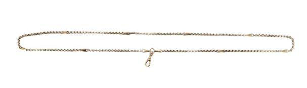 A Victorian belcher chain