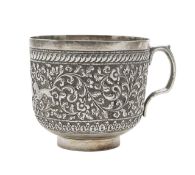 An Anglo-Indian silver teacup,