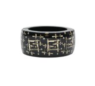 A Chanel 'Knives and Forks' wide cuff bracelet