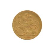 A Victoria 1896 full sovereign