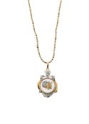 An Italian novelty diamond pendant