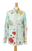 An Hermes silk blouse