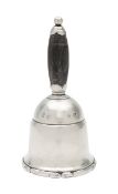 A Danish silver novelty bell