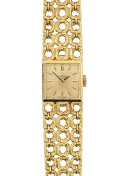 An Omega 18ct gold lady's manual wind cocktail watch designed by Gilbert Albert