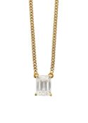 A gem set necklace
