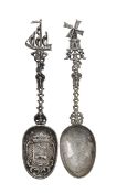Two Dutch silver spoons