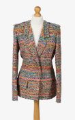 A Chanel 'Fantasy Tweed' multi-coloured jacket,
