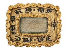 A William IV gold memorial brooch