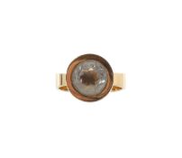 A Finnish rock crystal ring