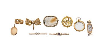 A collection of Victorian and other jewellery