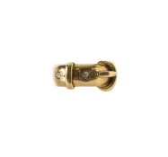 An 18ct yellow gold buckle ring