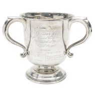 A George V silver tyg golfing trophy