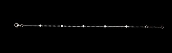 A Mappin & Webb 18ct gold and diamond bracelet