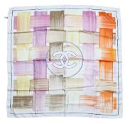 A Chanel silk scarf