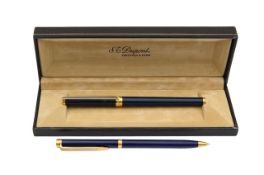 A Dupont 18ct gold nib fountain pen, and a Waterman Ideal propelling pencil