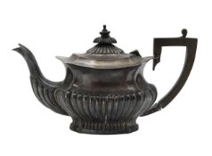 A George V silver teapot