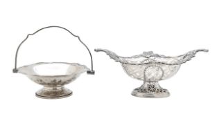 Two Edward VII silver baskets