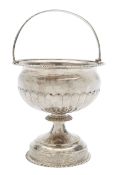 A Norwegian silver pedestal dish