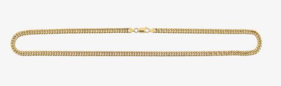 A 9ct gold curb chain necklace