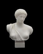 A Robinson and Leadbeater parian ware bust
