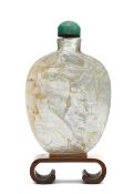 A mother of pearl Chinese snuff bottle
