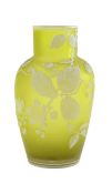 A Thomas Webb & Sons cameo glass vase