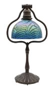 A Tiffany Studios 'Harp' desk lamp base