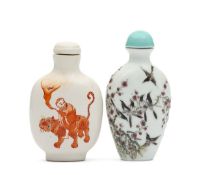 Two Chinese snuff bottles