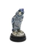A miniature Martin Brothers stoneware grotesque 'Wally Bird'