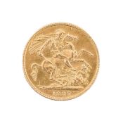 A Victorian 1887 gold full sovereign