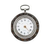 An early 19th century triple cased pocket watch by Higgs and Evans
