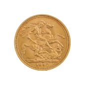 An Elizabeth II 1957 gold full sovereign