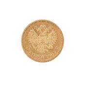 An Imperial Russian 1902 gold 5 Roubels coin