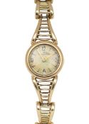 A Jaeger le Coultre lady's manual wind bracelet wristwatch