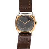 A 9ct gold manual wind wristwatch