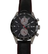 A Tag Heuer Carrera gentleman's automatic Calibre 16 wristwatch