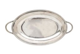 A Victorian silver entree dish
