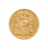 A George V 1914 gold full sovereign