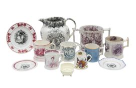 Royal Interest: a group of commemorative pottery