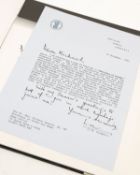 Policial interest: 'Sketches of Gandhi By Topolski', with a signed letter from India House