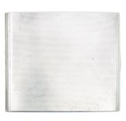A George VI silver cigarette case