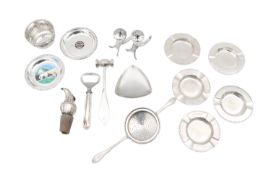 A group of Norwegian and German silver