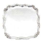 An Edward VII silver salver