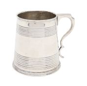 A George V silver Christening mug