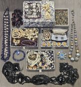 Quantity of Costume Jewellery Inc. Necklaces, Brooches, Earrings Etc all used unchecked