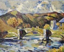 Keith Gardner R.C.A - Unframed Double Sided Oil On Board, Unsigned. Approx. 30 x 38cms used