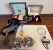 MARIA THERESA MEDALLION AND ALSO OTHER COSTUME JEWELLERY