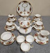Royal Albert Old Country Roses Dinnerware - Approx. 30 Pieces reasonable used condition
